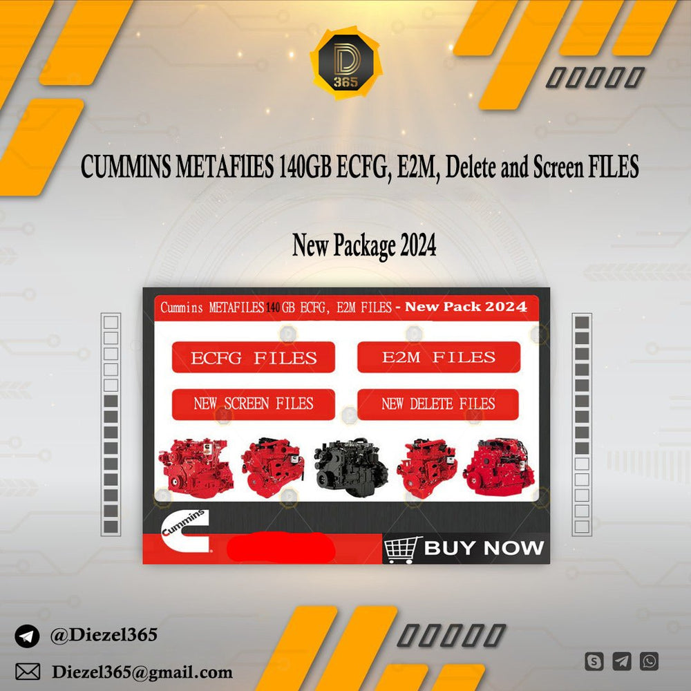 COMMlNS METAFlIES 140GB ECFG, E2M, Delete and Screen FILES - New Package