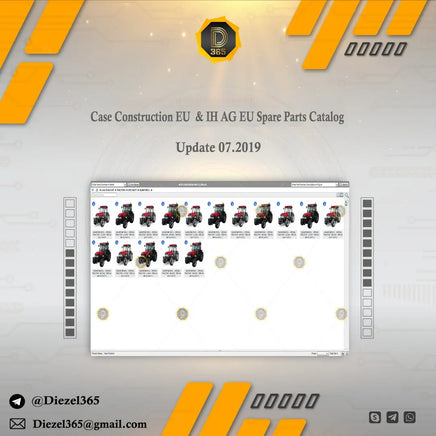 Case Construction EU [07.2019] + Case IH AG EU [07.2019] Spare Parts Catalog Diezel365