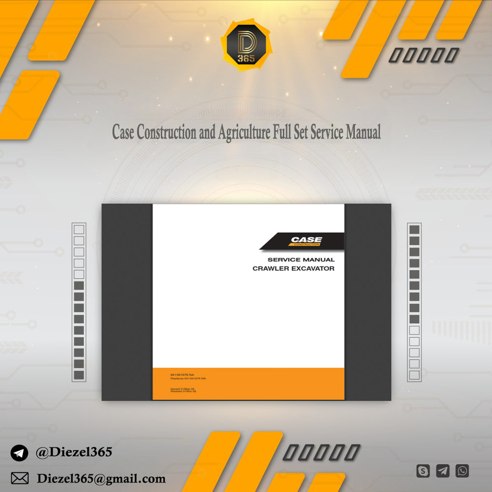 Case Construction and Agriculture Full Set Service Manual