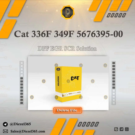 Caterpillar 336F 349F 5676395-00 + DPF EGR SCR Solution Diezel365
