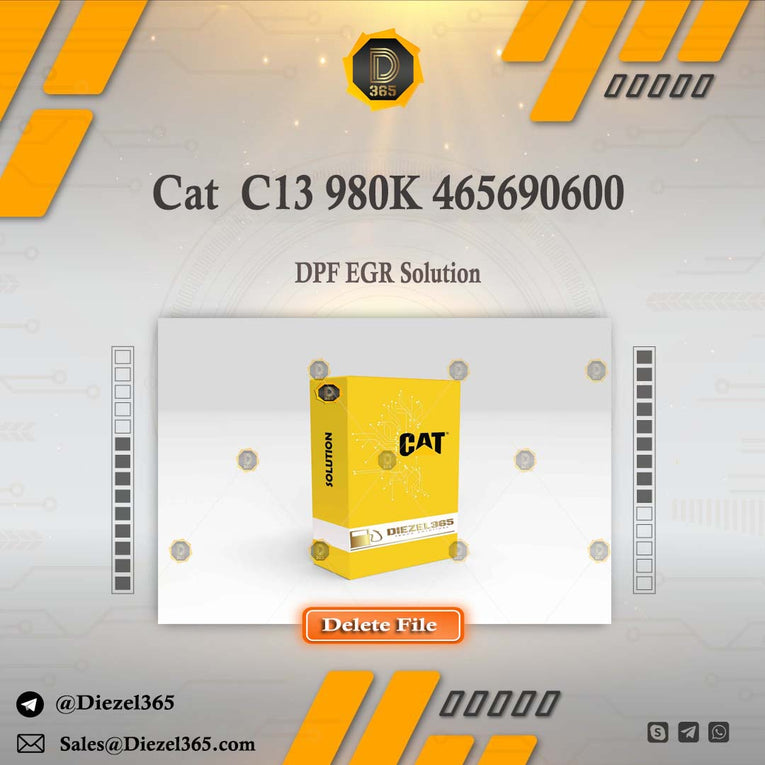 Caterpillar C13 980K 465690600 + DPF EGR Solution