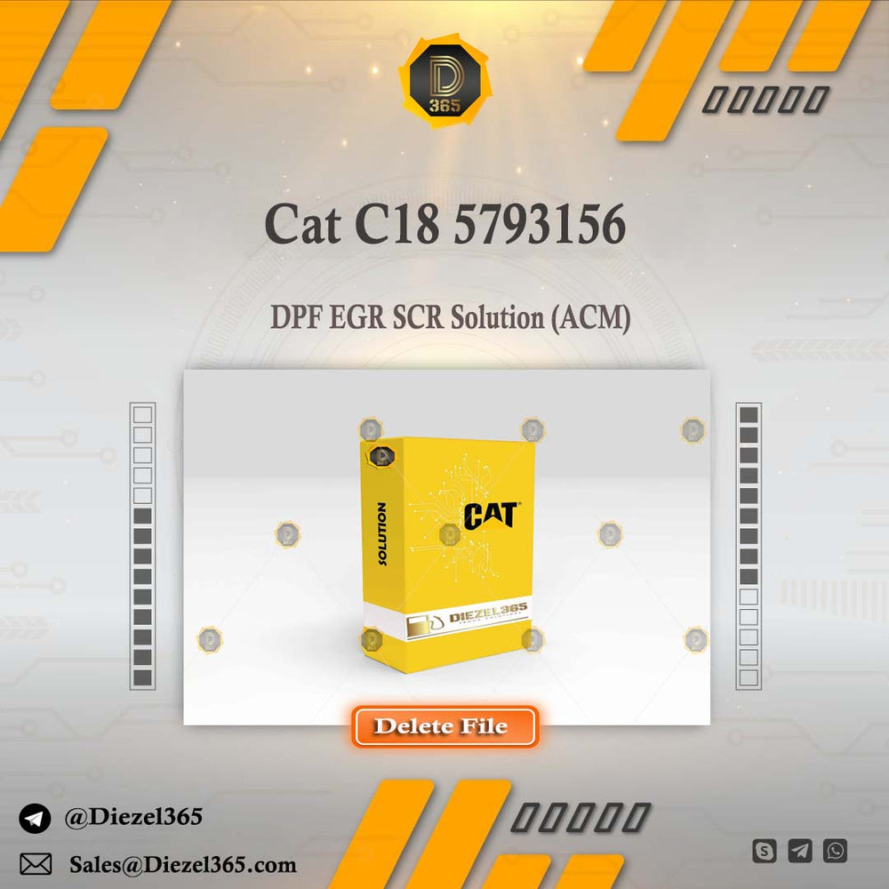 Caterpillar C18 5793156 + DPF EGR SCR Solution (ACM)