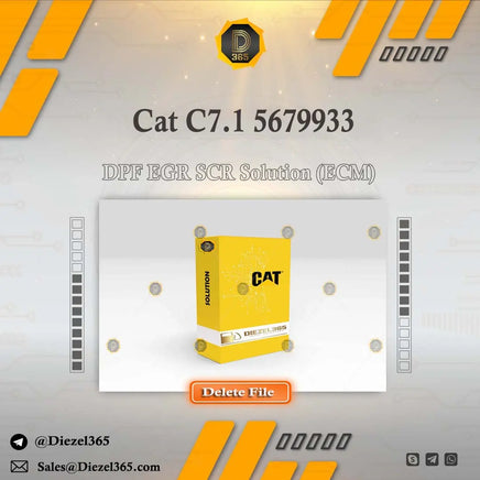 Caterpillar C7.1 5679933 + DPF EGR SCR Solution (ECM) Diezel365