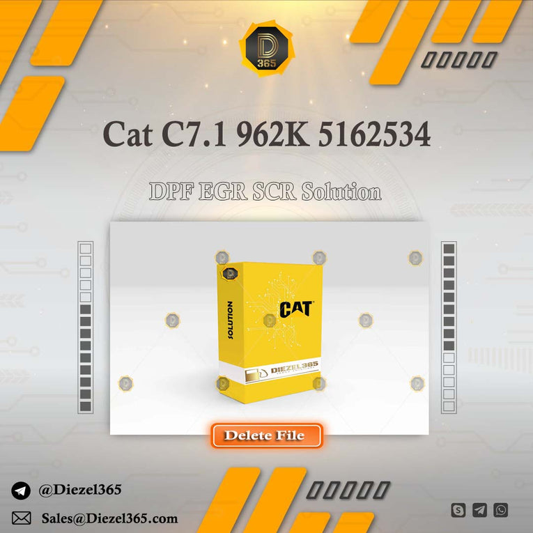 Caterpillar C7.1 962K 5162534 + DPF EGR SCR Solution