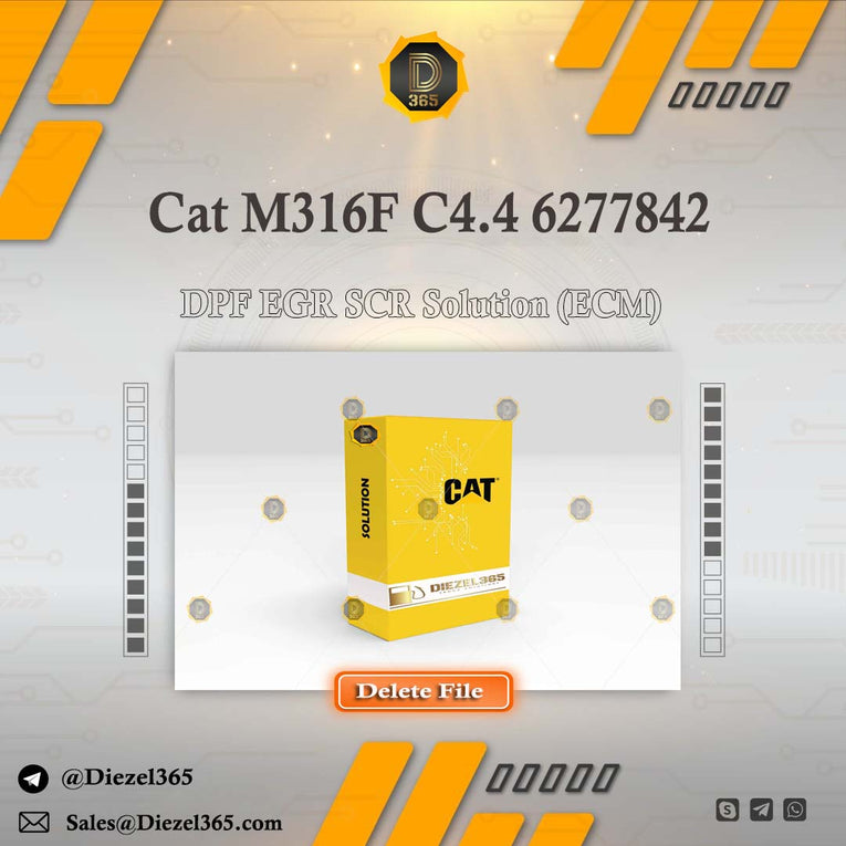 Caterpillar M316F C4.4 6277842 + DPF EGR SCR Solution (ECM)