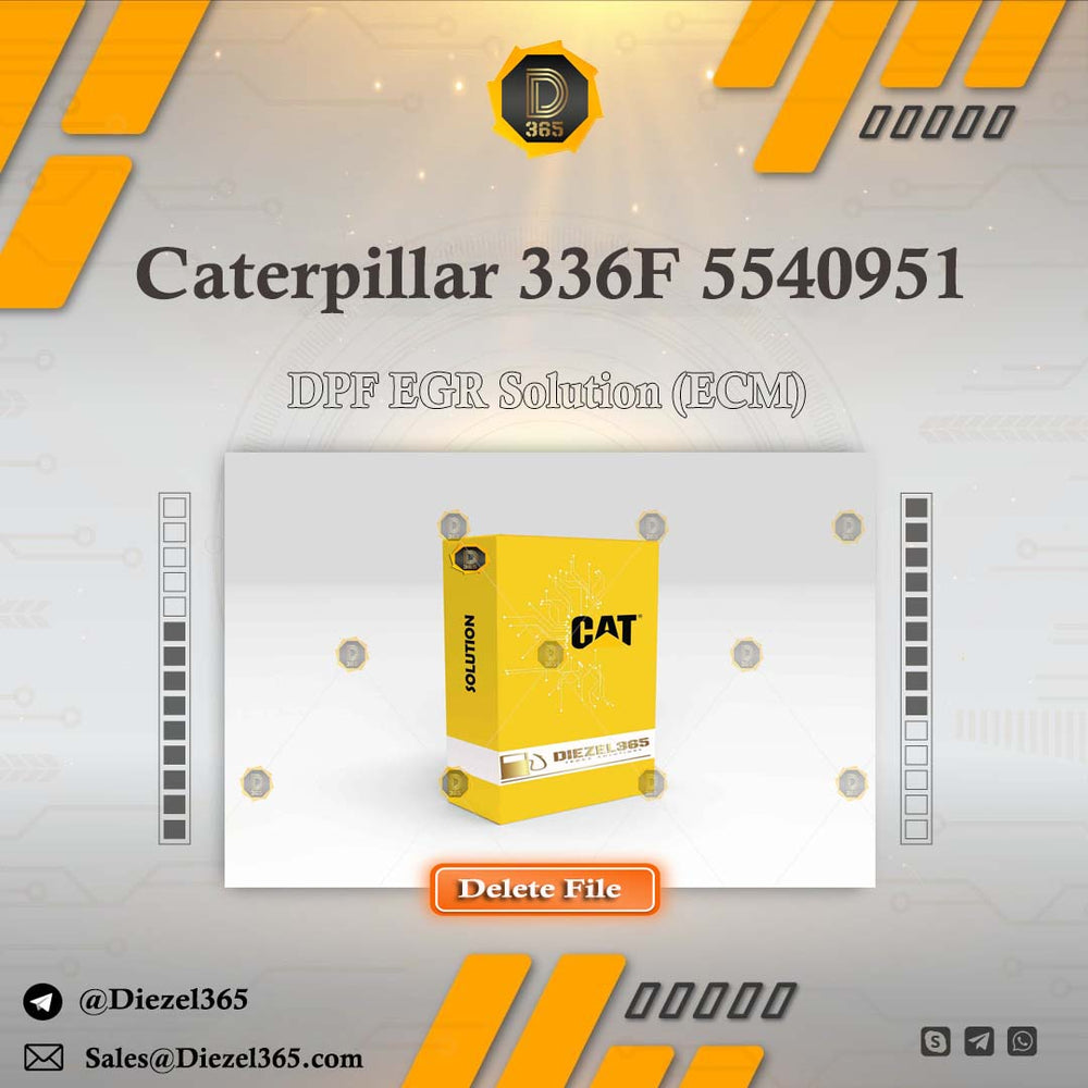 Caterpillar 336F 5540951 + DPF EGR Solution (ECM)