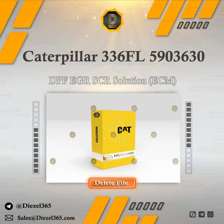 Caterpillar 336FL 5903630 + DPF EGR SCR Solution (ECM) Diezel365