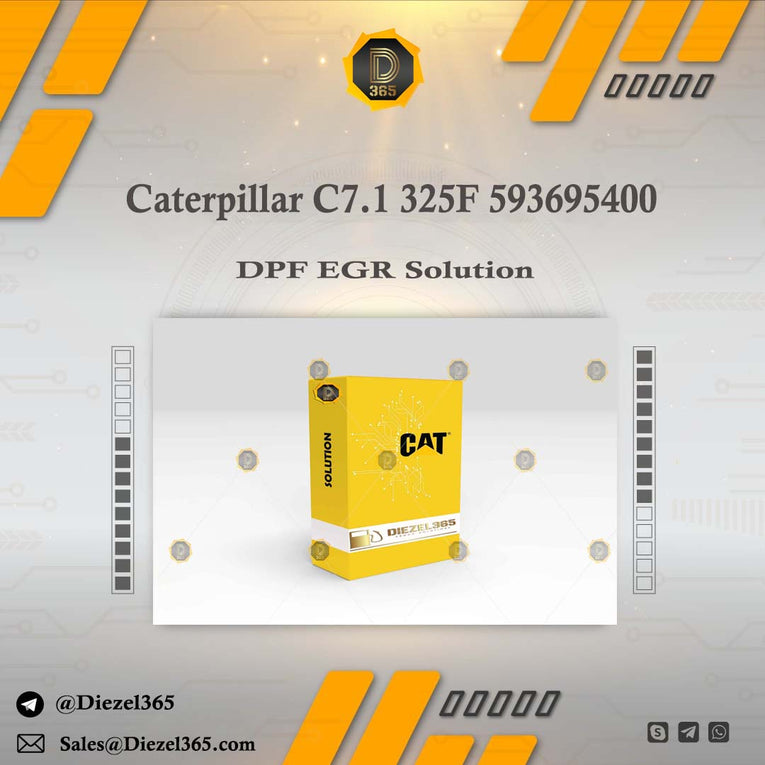 Caterpillar C7.1 325F 593695400 + DPF EGR Solution