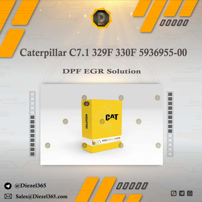 Caterpillar C7.1 329F 330F 5936955-00 + DPF EGR Solution