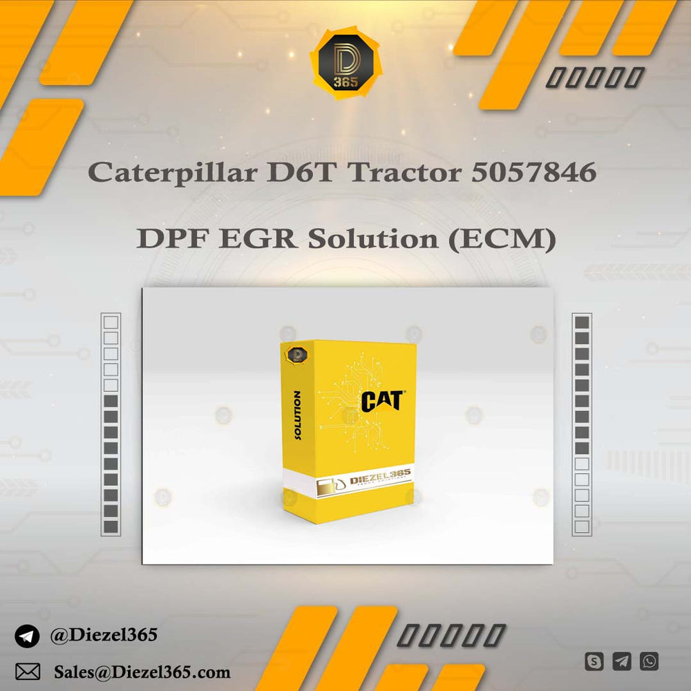 Caterpillar D6T Tractor 5057846 + DPF EGR Solution (ECM)