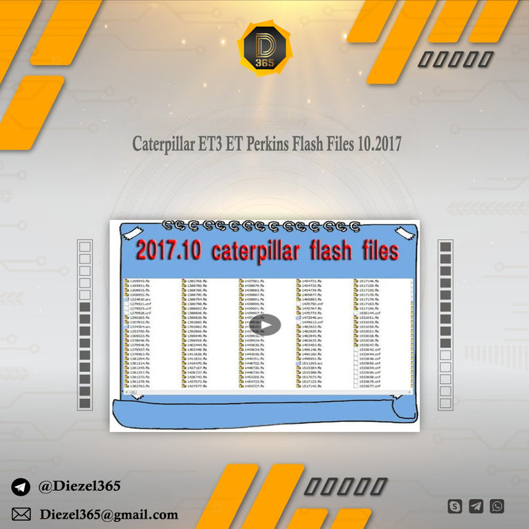 Caterpillar ET3 ET Perkins Flash Files 10.2017