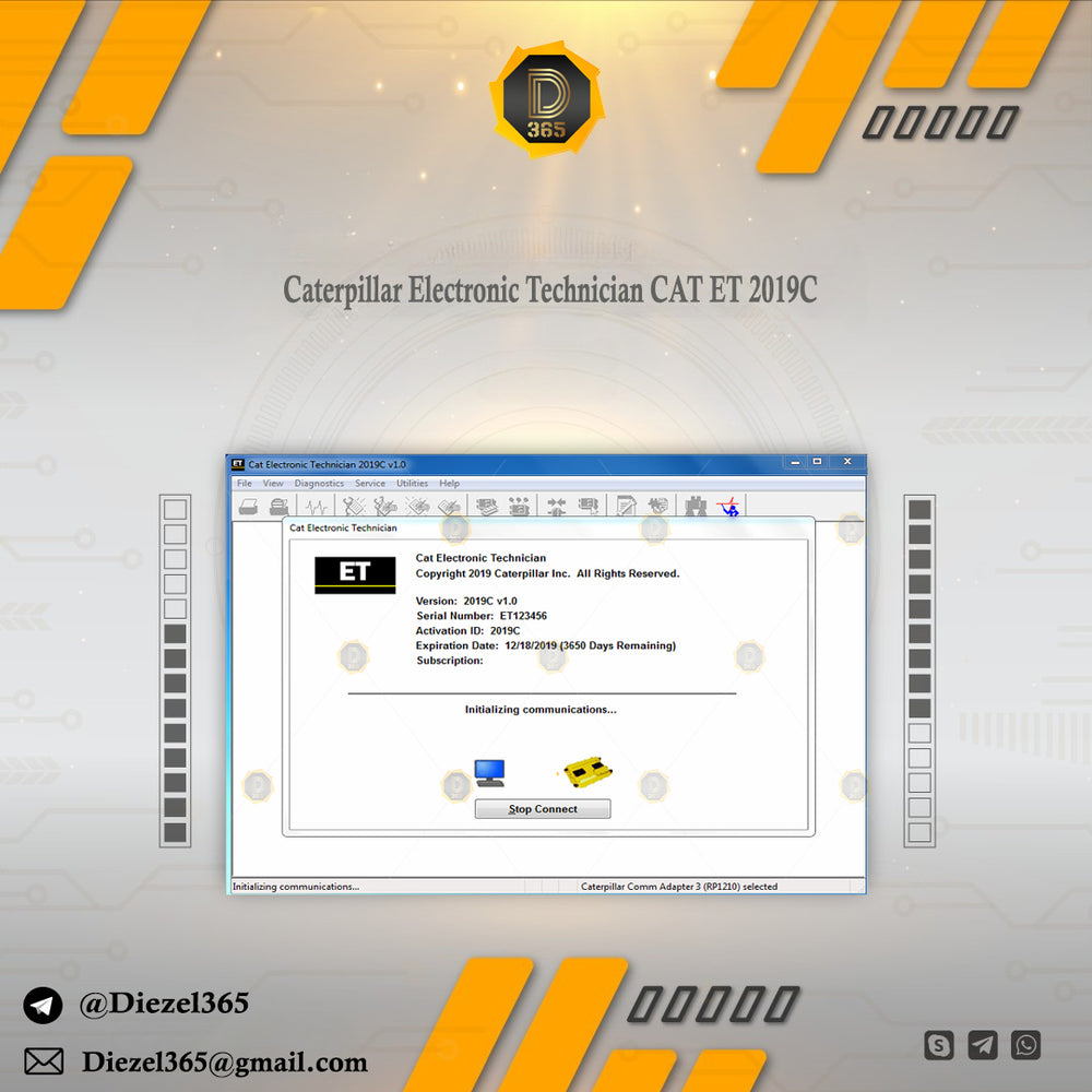 Caterpillar Electronic Technician CAT ET 2019C