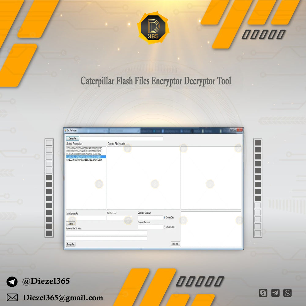 Caterpillar Flash Files Encryptor Decryptor Tool