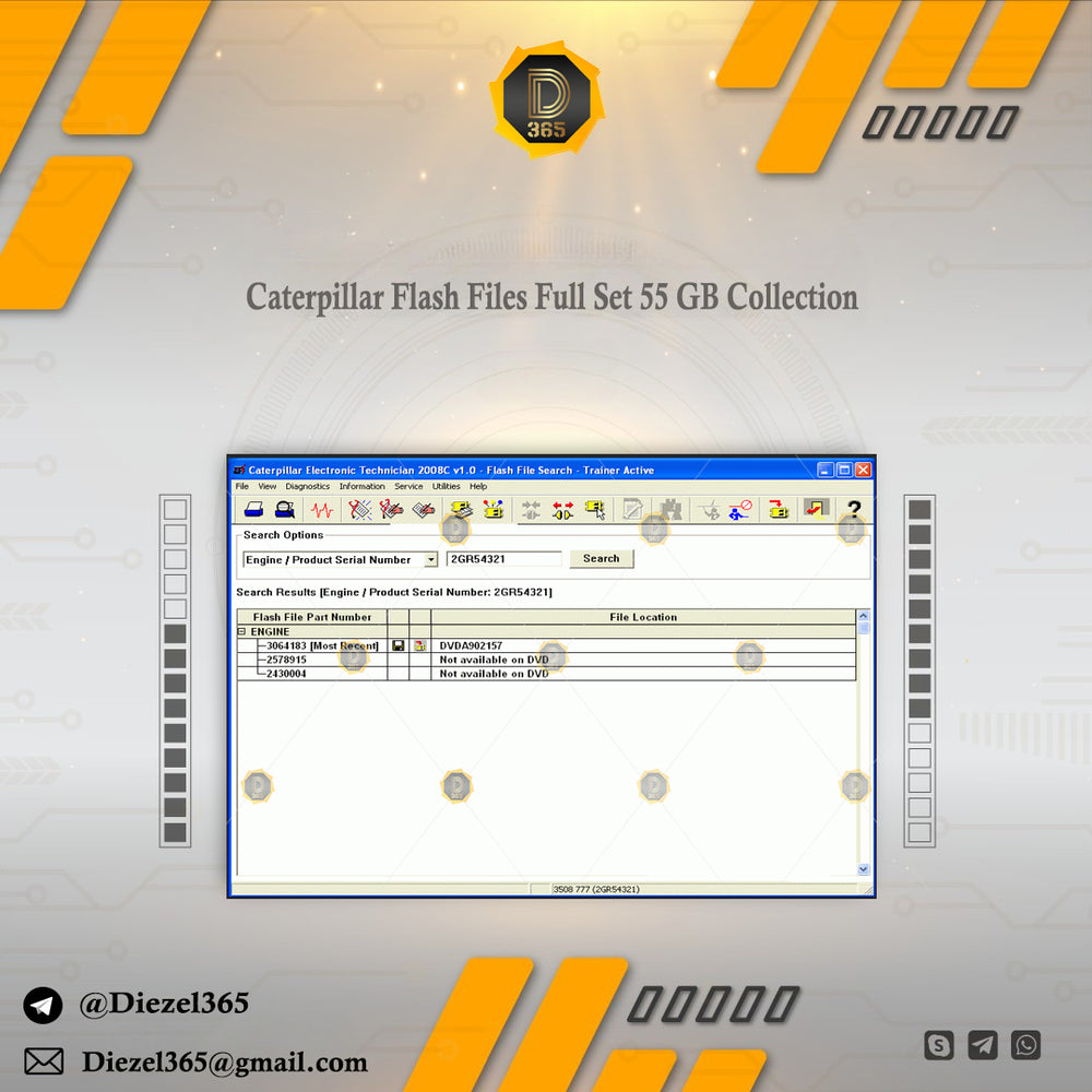 Caterpillar Flash Files Full Set 55 GB Collection