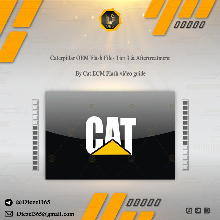 Caterpillar OEM Flash Files Tier 3 & Aftertreatment + Cat ECM Flash video guide