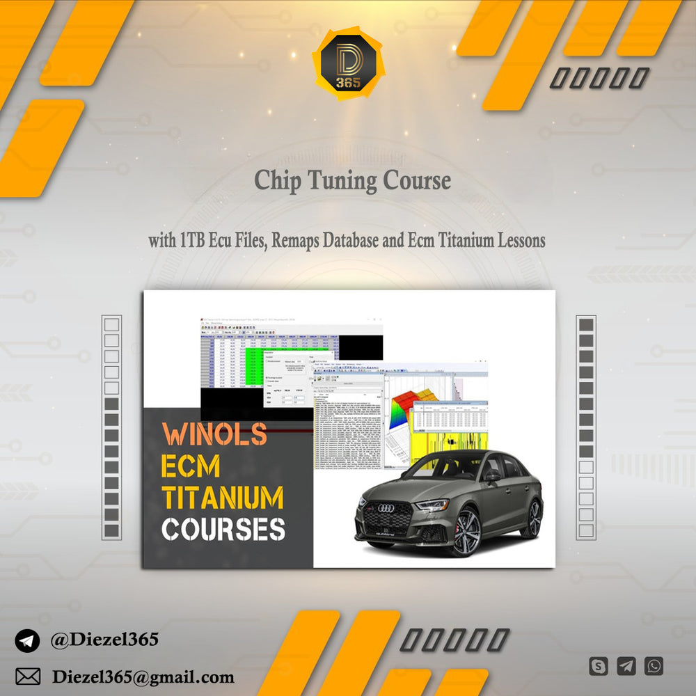 Chip Tuning Course with 1TB Ecu Files, Remaps Database and Ecm Titanium Lessons