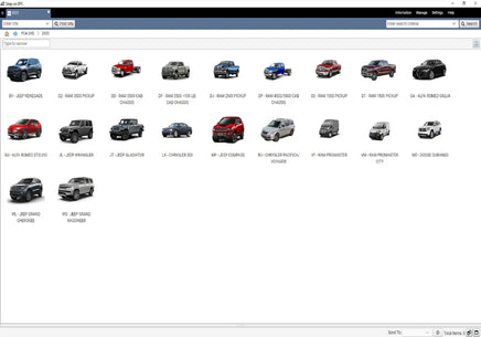 Chrysler FCA 2025 EPC5 Spare Parts Catalog Diezel365