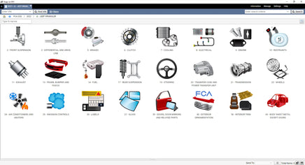 Chrysler FCA 2025 EPC5 Spare Parts Catalog Diezel365