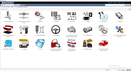 Chrysler FCA 2024 EPC5 Spare Parts Catalog Diezel365