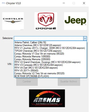 Chrysler IMMO OFF Tool v3.0 Diezel365