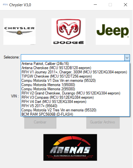 Chrysler IMMO OFF Tool v3.0