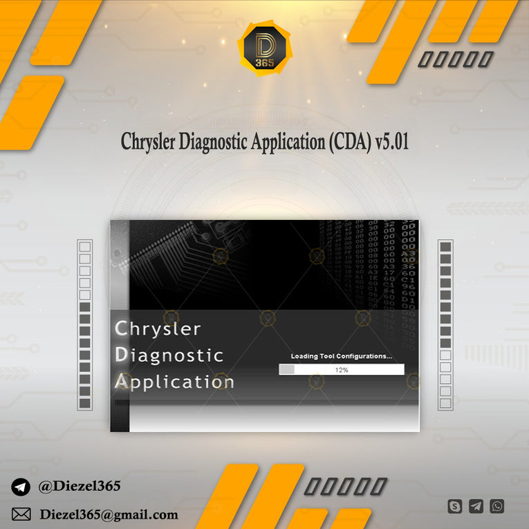 Chrysler Diagnostic Application (CDA) v5.01 Multilingual