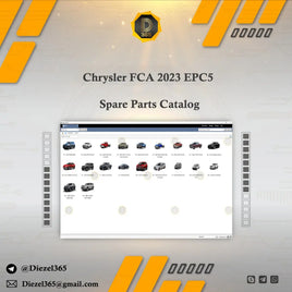 Chrysler FCA 2023 EPC5 Spare Parts Catalog + Unlock patch Diezel365