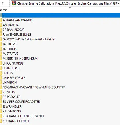 Chyrsler F.C.A Group Flash files collection 2000 - 2017 Diezel365
