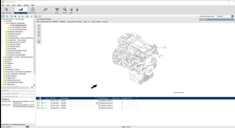 CLAAS Parts Doc 2.2 Agricultural 03.2024 Update 822