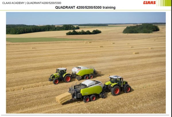 CLAAS Service Manual, User Manual & Training Manual