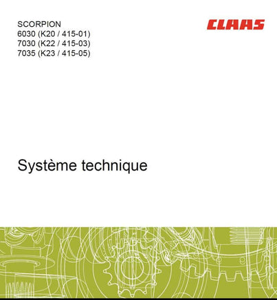CLAAS Service Manual, User Manual & Training Manual Diezel365