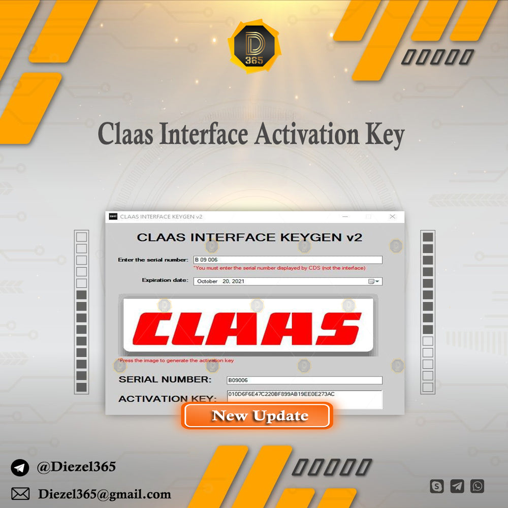 Claas Interface Activation Key v2