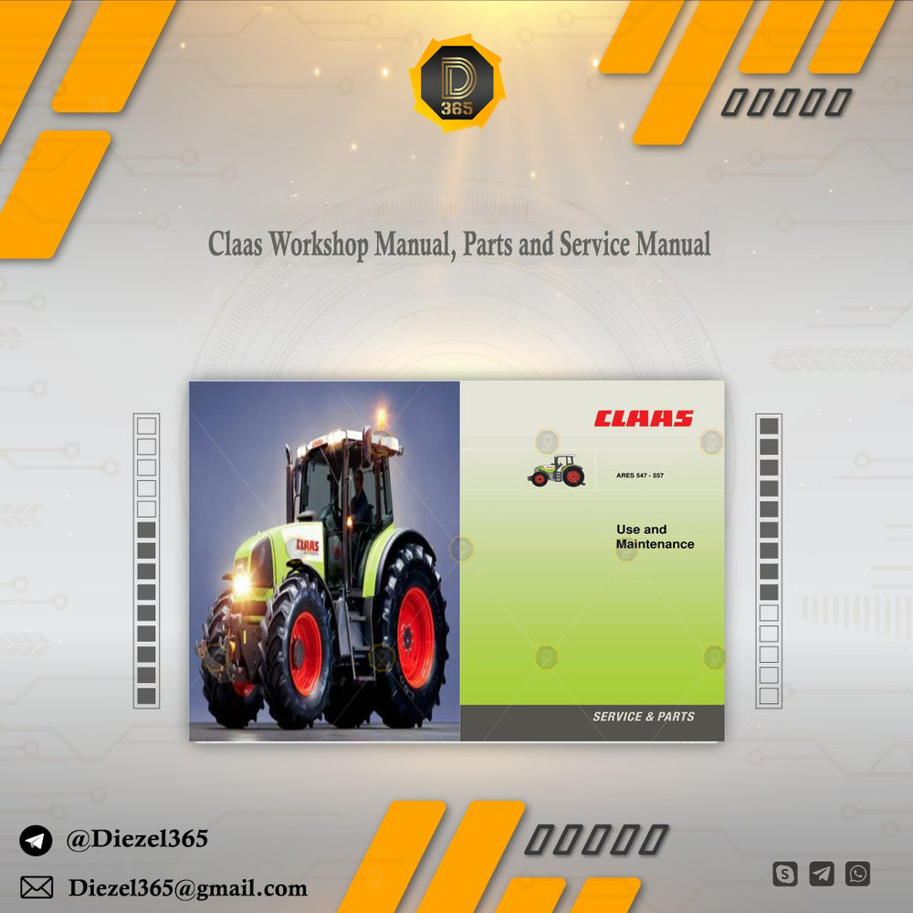 Claas Workshop Manual, Parts and Service Manual