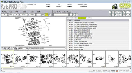 Clark ForkLift Parts Pro Plus EPC v542 Spare Parts Catalog 2024 Diezel365