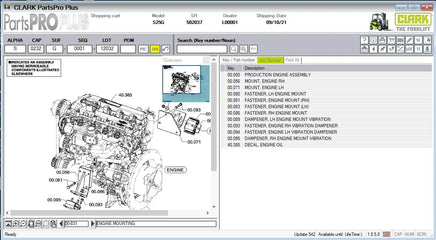 Clark ForkLift Parts Pro Plus EPC v542 Spare Parts Catalog 2024 Diezel365
