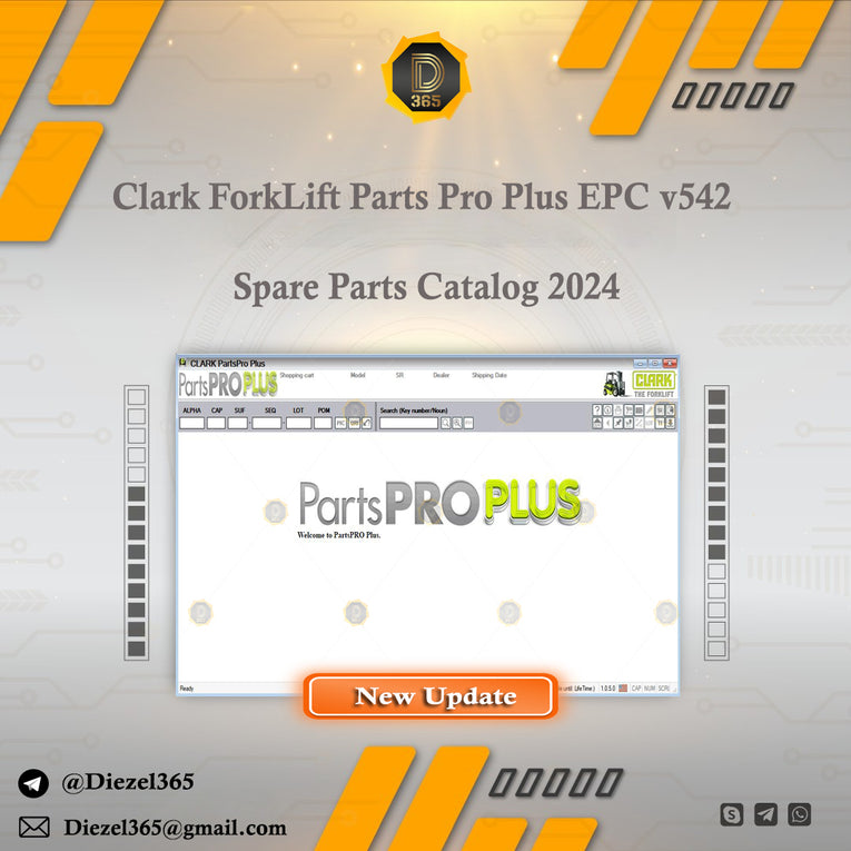 Clark ForkLift Parts Pro Plus EPC v542 Spare Parts Catalog 2024