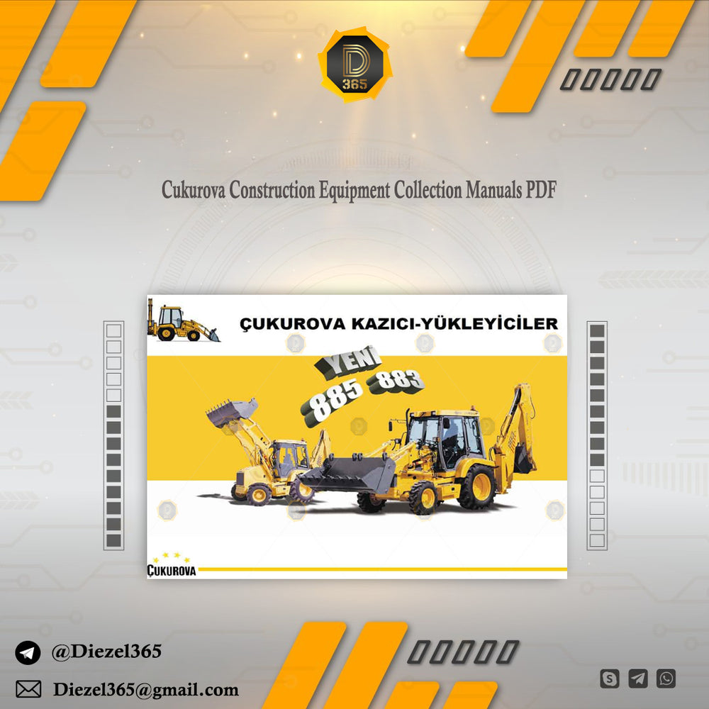 Cukurova Construction Equipment Collection Manuals PDF