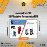 Commins CM2350B - XDF Emissions Parameters for HPT Diezel365