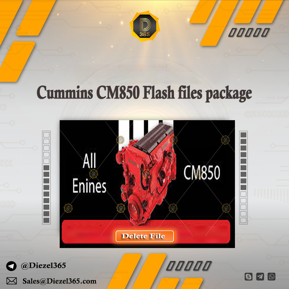 Commins CM850 Flash files - New package