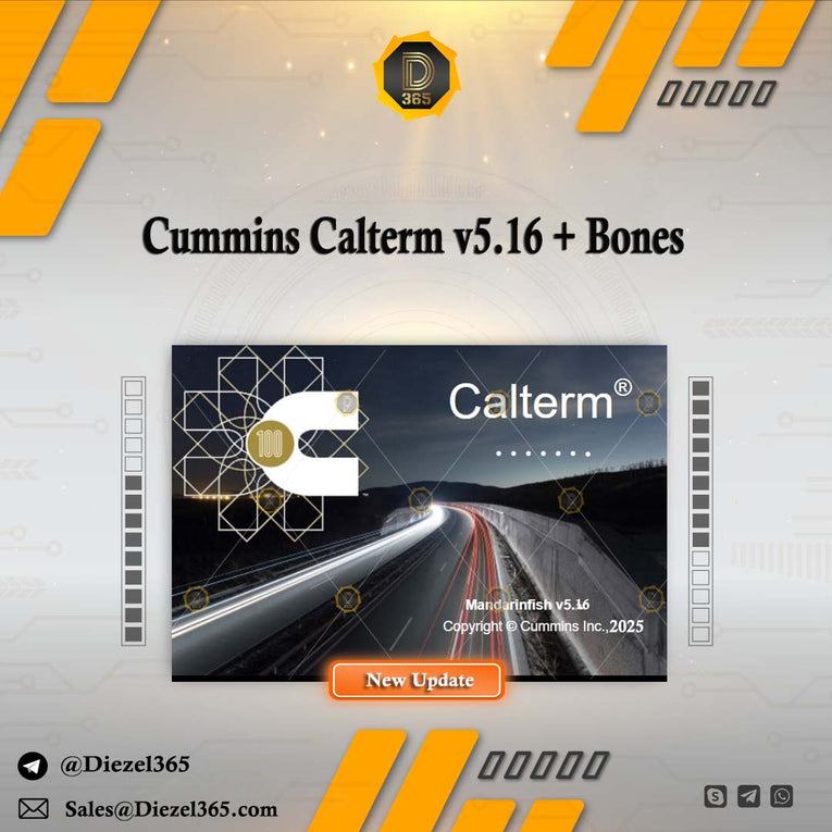 Commins CaIterm 2025 v5.16 + Bones