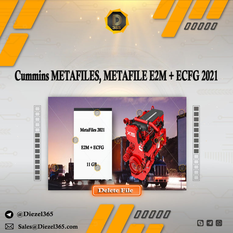 Commins METAFILES, METAFILE E2M + ECFG 2021 Size 11 GB FILES