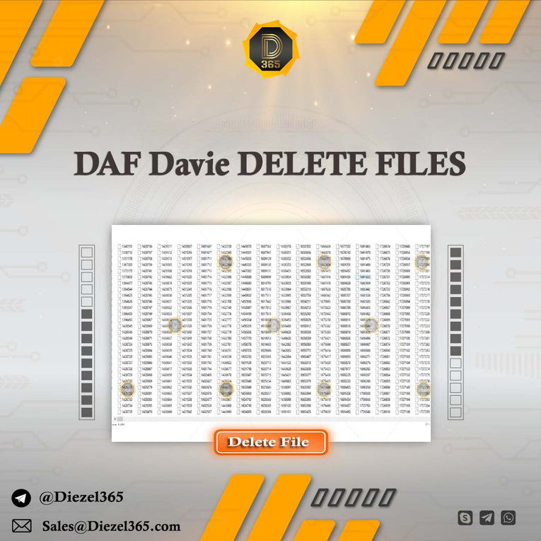 DAF Davie DELETE FILES - Full Package