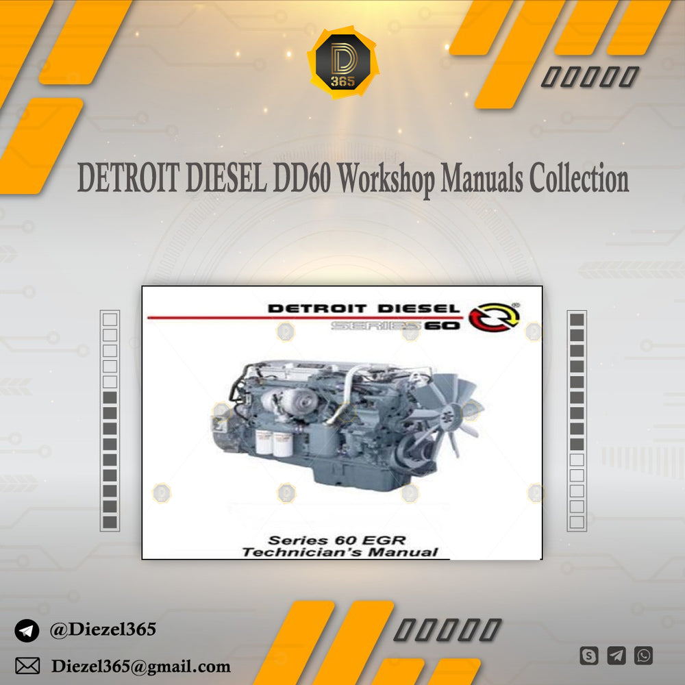 DETROIT DIESEL DD60 Workshop Manuals Collection