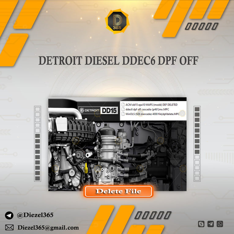 DETROIT Diesel DDEC6 DPF OFF