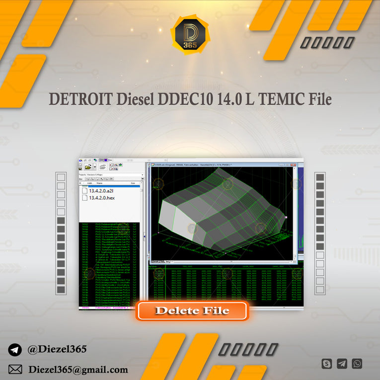 DETROIT Diesel DDEC10 14.0 L TEMIC File