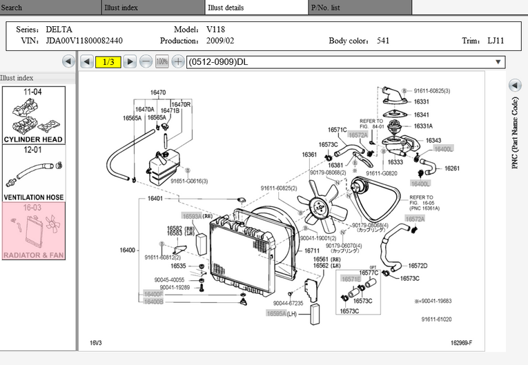 Daihatsu Parts Catalog