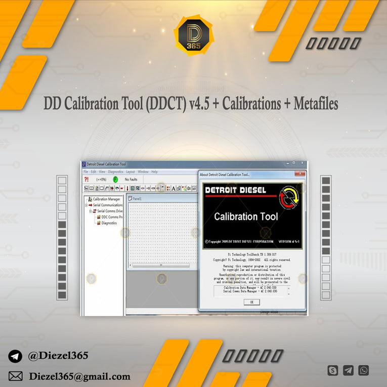 Detroit Diesel Calibration Tool (DDCT) v4.5 + Calibrations + Metafiles