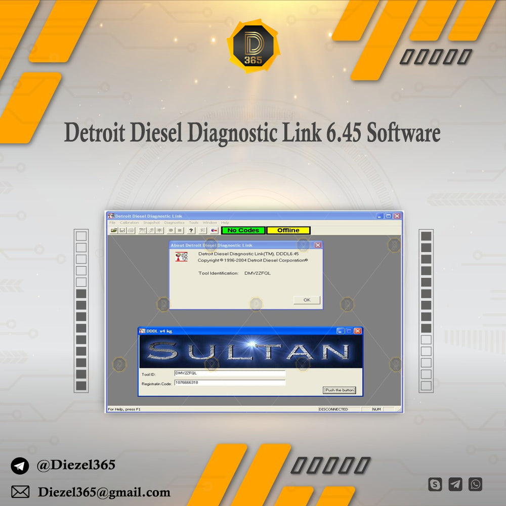 Detroit Diesel Diagnostic Link 6.45 Software + Keygen