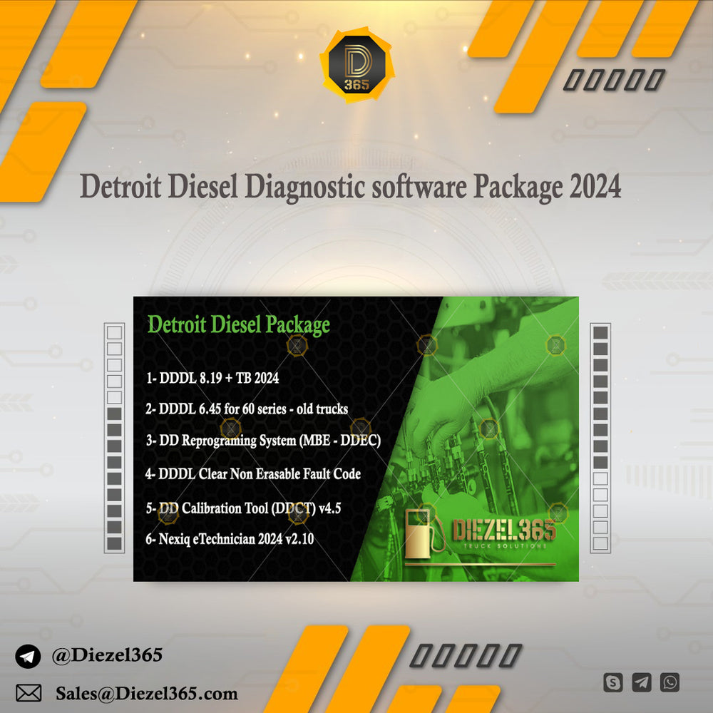 Detroit Diesel Diagnostic software Package 2024