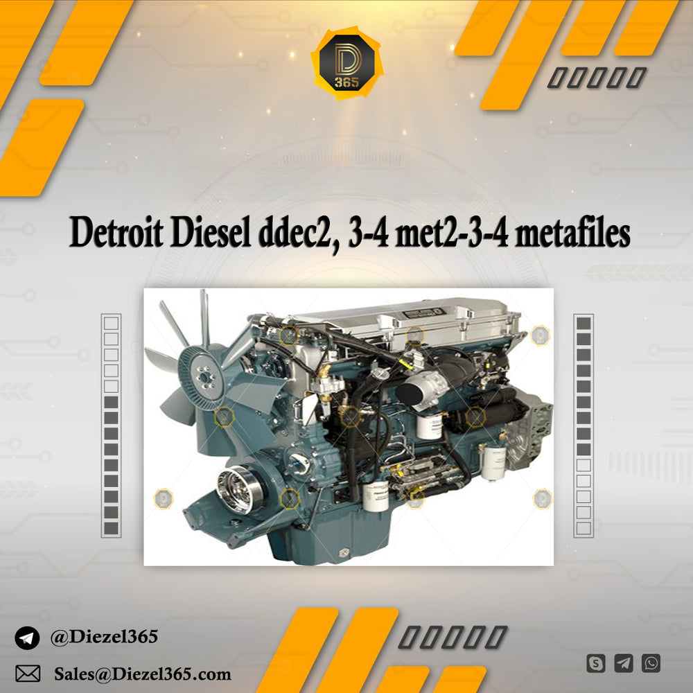 Detroit Diesel ddec2, 3-4 met3-4 metafiles